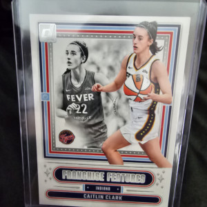 Caitlin Clark #13 2025 Panini Donruss WNBA Franchise Features front