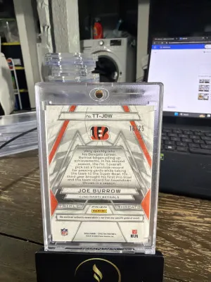 2024 Panini Spectra #TT-JBW Joe Burrow Triple Threats Meta #/25 back
