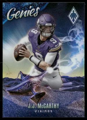 2025 Panini Phoenix #3 J.J. McCarthy Genies front