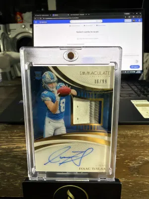 2025 Panini Immaculate Collection #134 Isaac TeSlaa #/99 front
