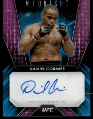 2024 Topps Midnight UFC #GG-DCR Daniel Cormier Glimmer Graphs front
