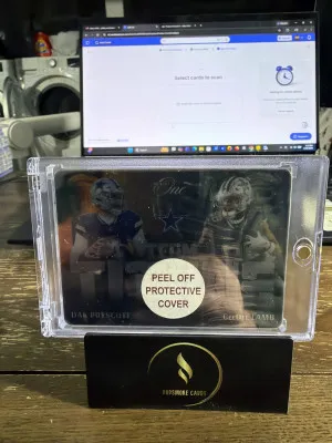 2024 Panini One #TT-DAL CeeDee Lamb / Dak Prescott Team Titans front