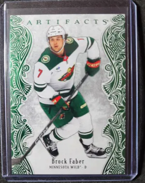 Brock Faber Artifacts Emerald's Glow /10 front