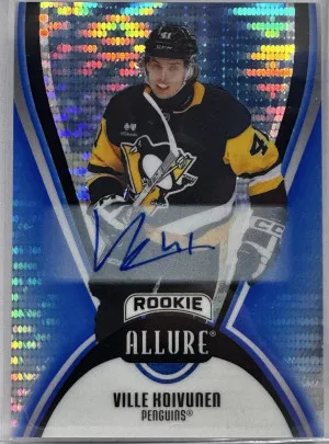 Ville Koivunen RC Blue Line Auto 14/35 -- 2025-26 Allure front