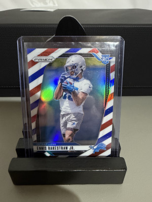 2025 Prizm Red White And Blue-Ennis Rakeshaw Jr. front