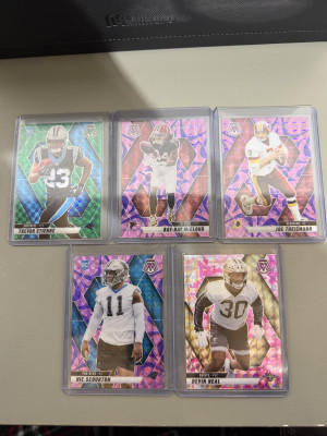 2025 Mosaic Football Lot front
