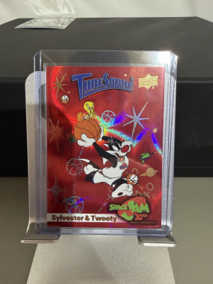 2025 Upper Deck Space Jame-Sylvester And Tweety /1996 front