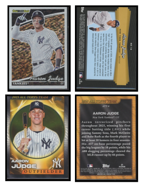 Aaron Judge 6 Card Lot front