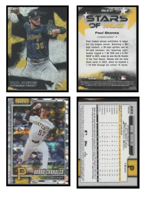 2026 Topps Series 1 Bubba Chandler & Paul Skenes 6 Card Lot front