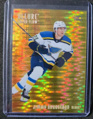 Jimmy Snuggerud Orange-Yellow Spectrum Rookie /299 front