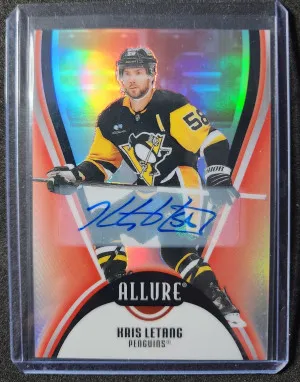 Kris Letang Allure Red Rainbow Auto front
