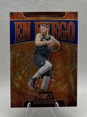 2024-25 Select Luka Doncic En Fuego blue /75 front