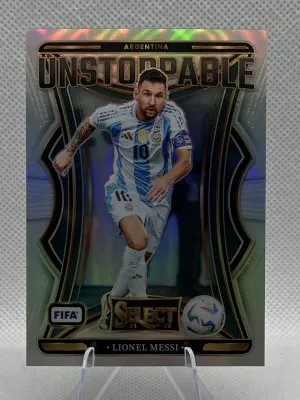 2024-25 Select FIFA Lionel Messi silver unstoppable front