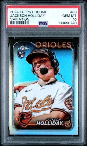 2024 Topps Chrome Jackson Holliday Variation front