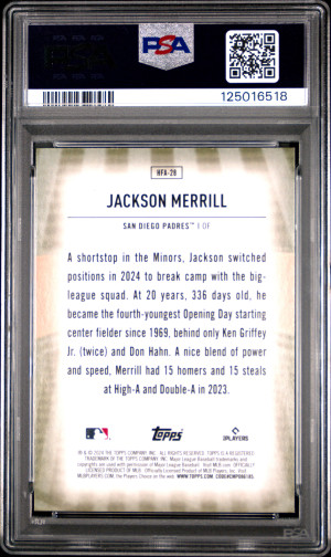 2024 Topps Home Field Advantage Jackson Merrill Update back