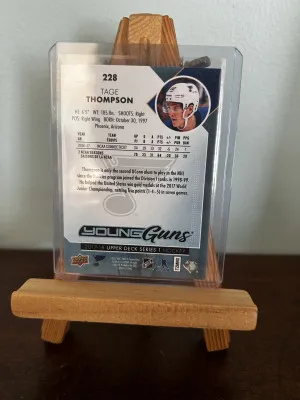 2017-18 Series 1 Tage Thompson #228 Young Guns back