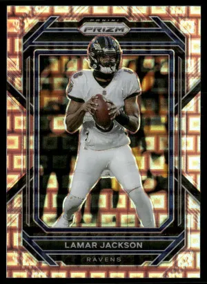 2022 Panini Prizm #19 Lamar Jackson Pandora #/400 front
