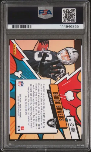 2024 Panini Absolute Explosive Brock Bowers back
