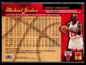 1998 Fleer Ultra Michael Jordan #85 back