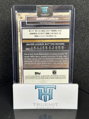 2025 Topps Museum Collection Barry Larkin #48 back