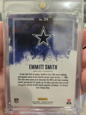 2025 Panini Phoenix Emmitt Smith Colorbast back