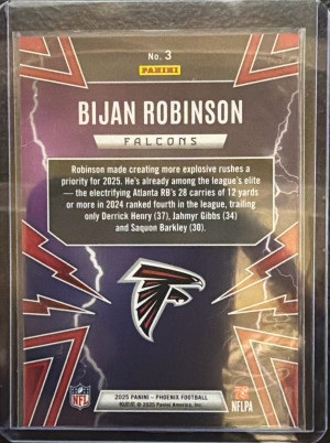 2025 Phoneix Thunderbirds-Bijan Robinson back