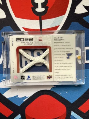 2022-23 Vladimir Tarasenko Winter Classic Net Cord /35 back