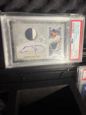 2020 Topps Reverence Autograph Patch Chris Paddack Reverence Au.pat-Silver /5 front