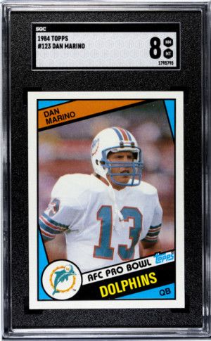 1984 Topps Dan Marino SGC 8 front