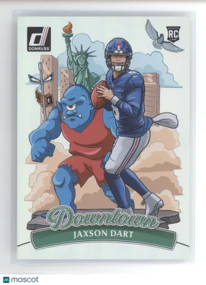 2025 Panini Donruss Football Jaxson Dart #14 Downtown RC front