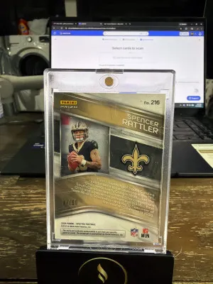 2024 Panini Spectra #216 Spencer Rattler #/99 back