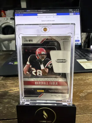2025 Panini Prizm Draft Picks #LPA-MFK Marshall Faulk Legends Tie-Dye #/25 back