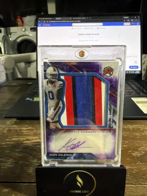 2024 Topps Resurgence - Resurgence RPA Purple Surge #RPA-KC Keon Coleman #/75 front