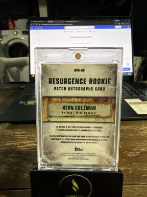 2024 Topps Resurgence - Resurgence RPA Purple Surge #RPA-KC Keon Coleman #/75 back