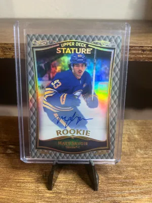 2023 Matt Savoie Stature Rookie Auto front