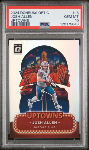 2024 Panini Donruss Optic Uptowns Josh Allen front