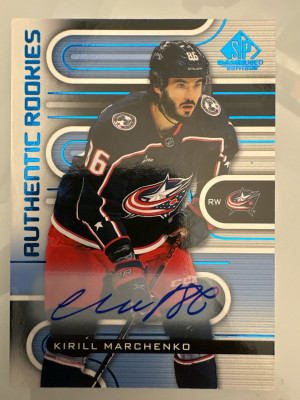 Kirill Marchenko, 2022-23 SP Game Used, Authentic Rookies Auto front