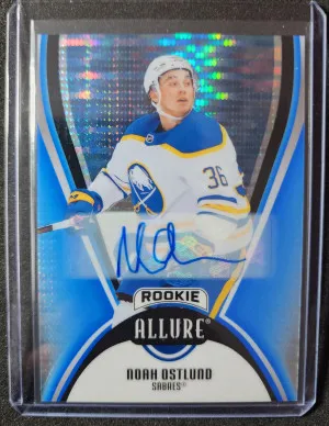 Noah Ostlund Allure Blue Line Auto Rookie /35 front