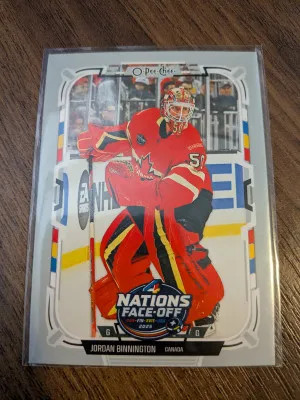 Jordan Binnington 4 Nations Face-off OPC O-pee-Chee 2025-26 front