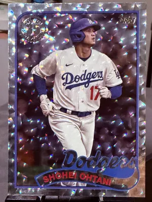 Shohei Ohtani 2024 Topps 35th Anniversary Silver Foil #89B2-1 front
