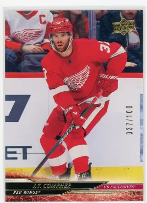 2024-25 Upper Deck #69 J.T. Compher Exclusives /100