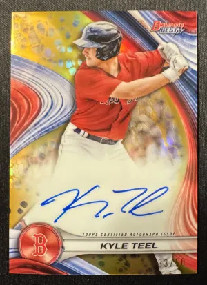 2024 Bowman’S Best Kyle Teel Auto Gold /50 front