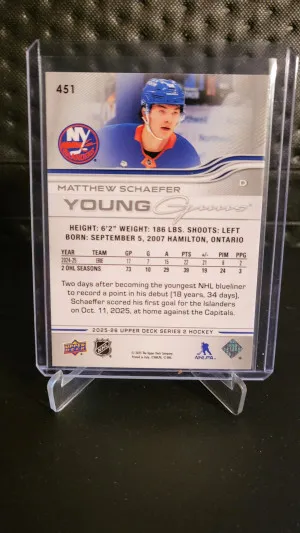 Matthew Schaefer Young Guns back