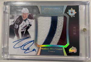 Nathan MacKinnon Ultimate Jumbo Materials Auto front