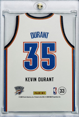 2009 Panini Threads Kevin Durant back