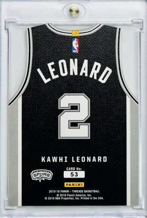 2015 Panini Threads Kawhi Leonard back