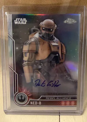 2023 Topps Chrome Star Wars Ned-B front