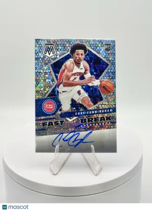 2021-22 Panini Mosaic Fast Break - Cade Cunningham #FBA-CCU Silver (RC) front