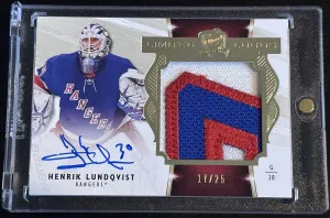 2019-20 The Cup Henrik Lundqvist Limited Logos /25 back