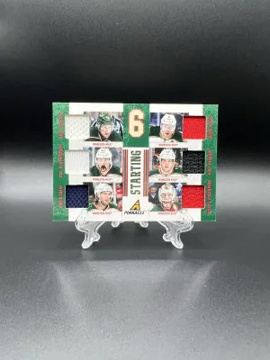Minnesota Wild 2012-13 Panini Starting 6 Jersey front